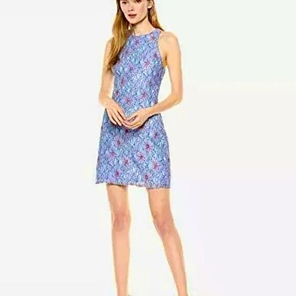 Avec Les Filles Dresses & Skirts - #D1 Avec Les Filles Floral Lace Sleeveless Shift Dress